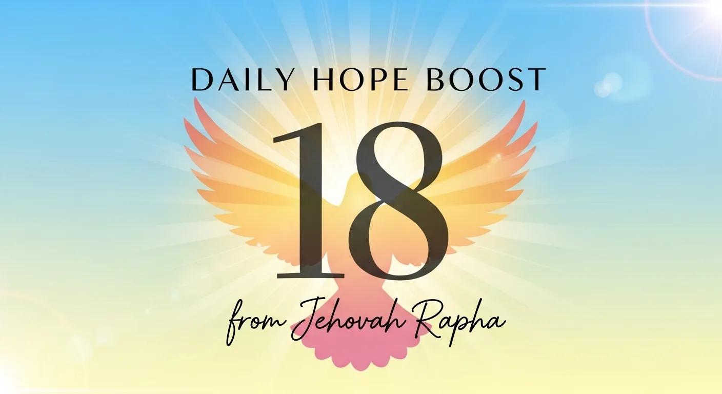Daily Hope Boost 18 from Jehovah Rapha