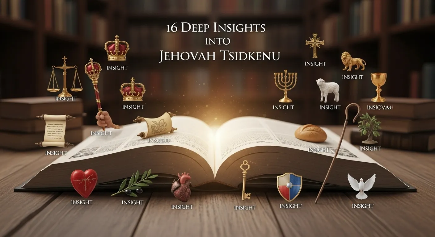 16 Deep Insights into Jehovah Tsidkenu