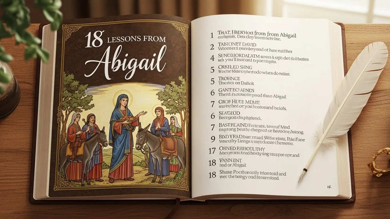 18 Lessons from Abigail in the Bible