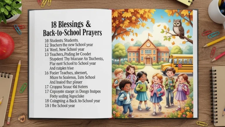 “18 Blessings & Back-to-School Prayers”