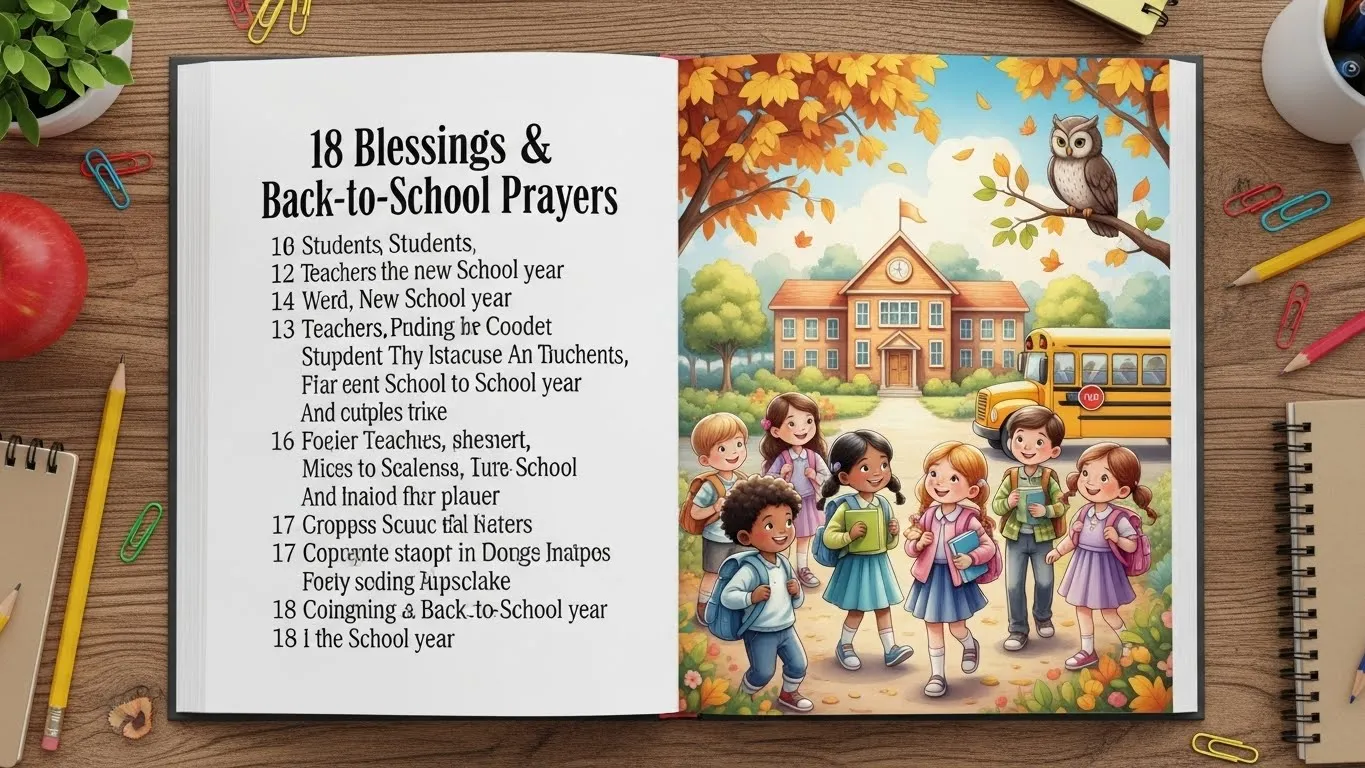 “18 Blessings & Back-to-School Prayers”