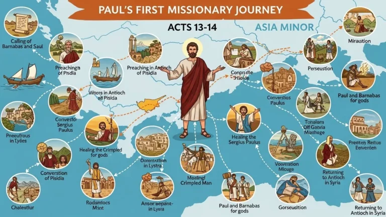 18 Important Events in Pauls First Mission Trip