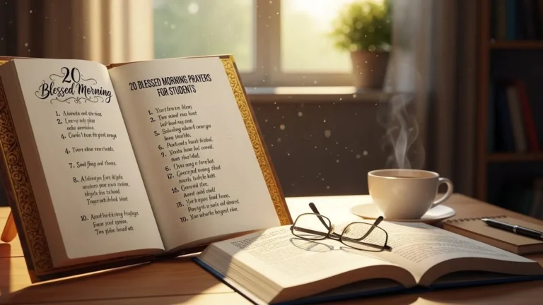 20 Blessed Morning Prayers for Students