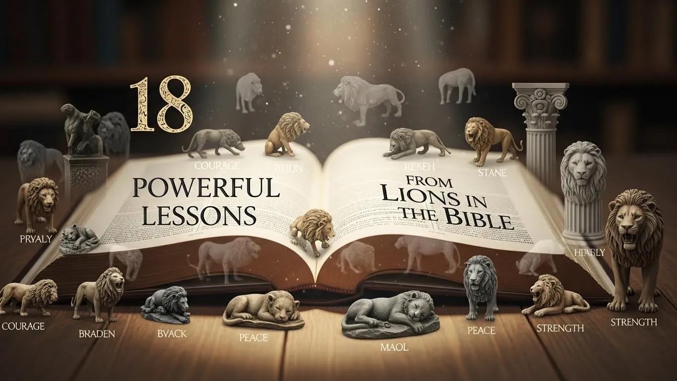 18 Powerful Lessons from Lions in the Bible