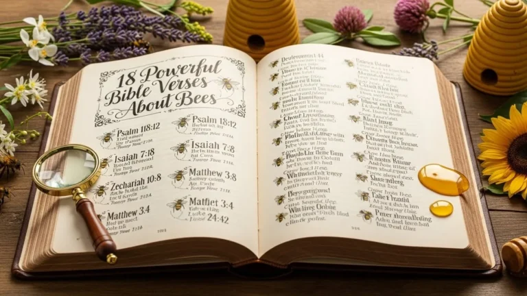 18 Powerful Bible Verses About Bees