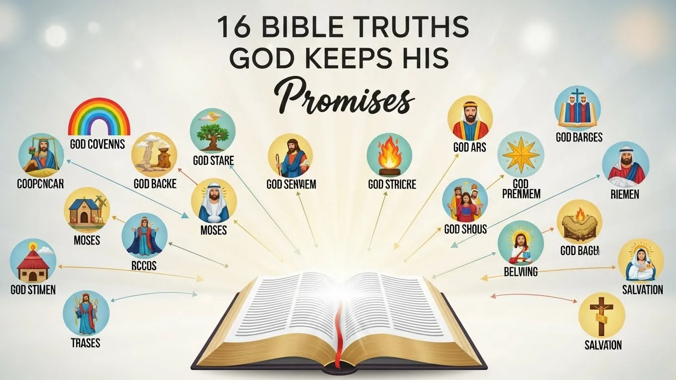 16 Bible Truths God Keeps His Promises ﻿