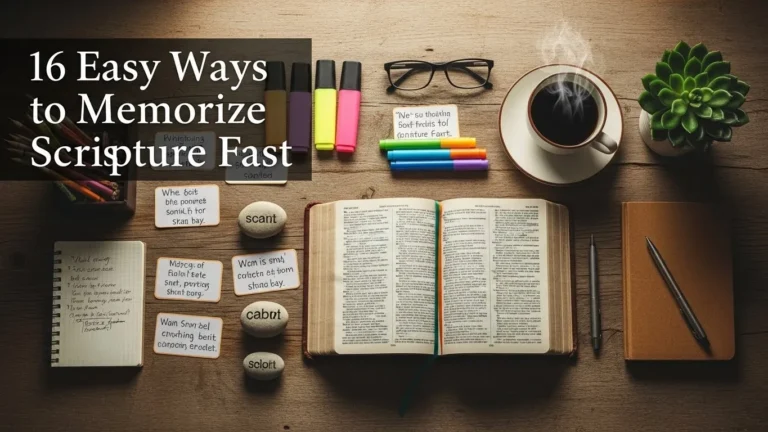 16 Easy Ways to Memorize Scripture Fast