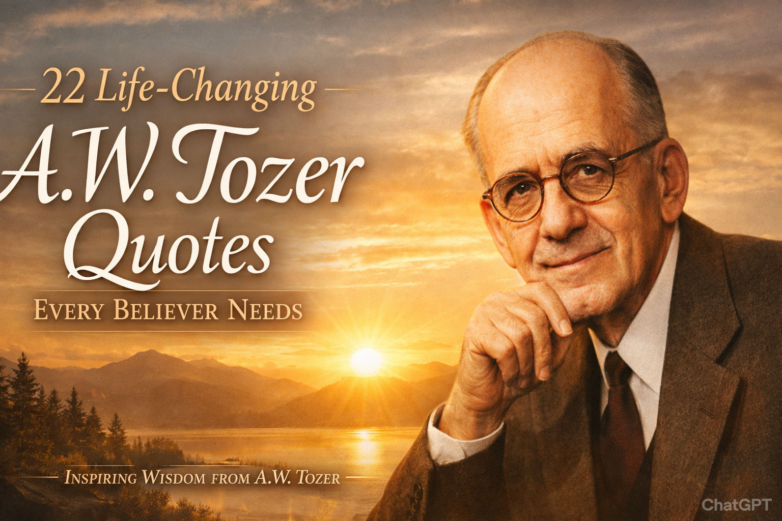 22 Life-Changing A.W. Tozer Quotes Every Believer Needs