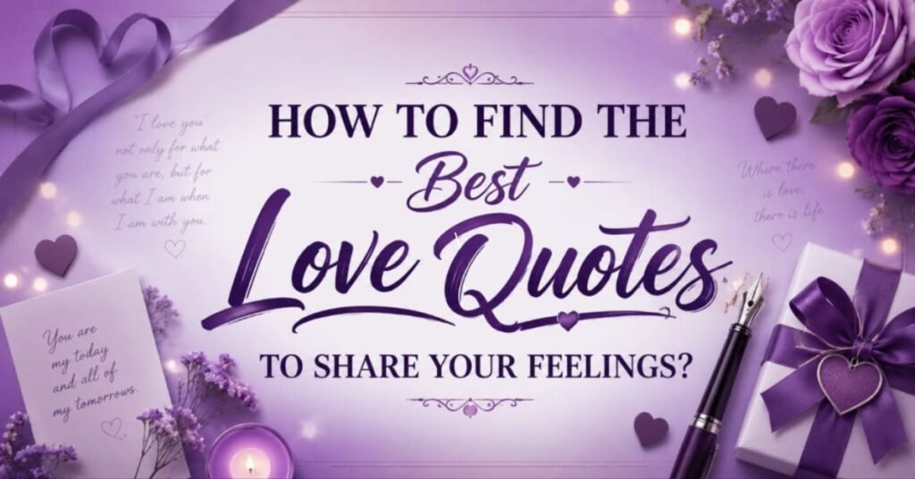 How to Find the Best Love Quotes to Share Your Feelings? how-to-find-the-best-love-quotes-to-share-your-feelings